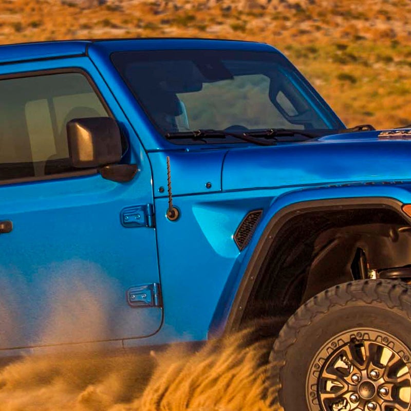 VOFONO هوائي قصير يناسب جيب رانجلر غلادياتور موهافي صحراوي روبكون JK JL JT غير محدود سبورت S ويليس 4xe ملحقات، هوائي بديل بطول 8 بوصات لسيارة جيب - Image 5